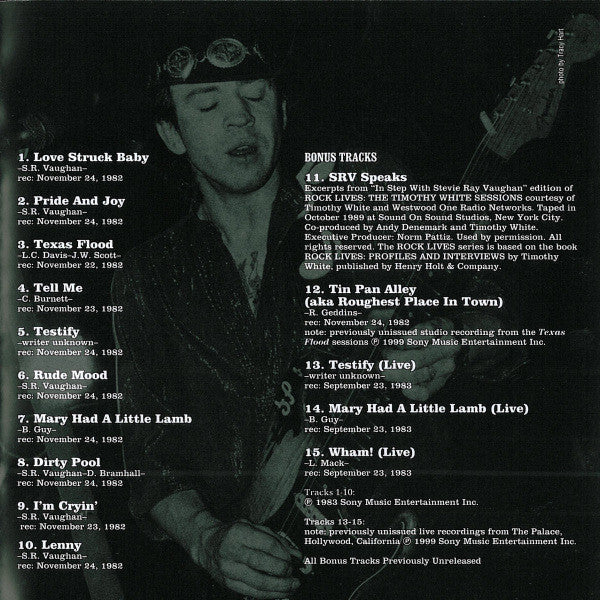 Stevie Ray Vaughan & Double Trouble X3 Texas Flood/ Couldn't Stand The Weather/Soul To Soul