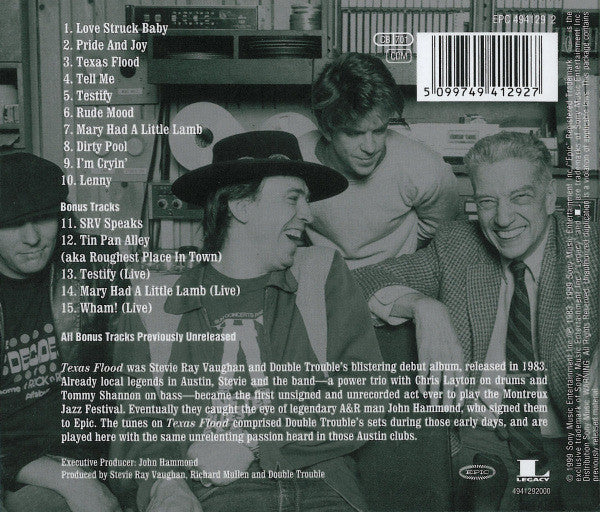 Stevie Ray Vaughan & Double Trouble X3 Texas Flood/ Couldn't Stand The Weather/Soul To Soul