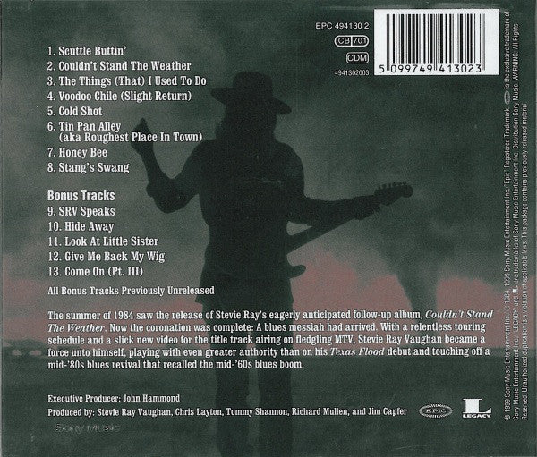 Stevie Ray Vaughan & Double Trouble X3 Texas Flood/ Couldn't Stand The Weather/Soul To Soul