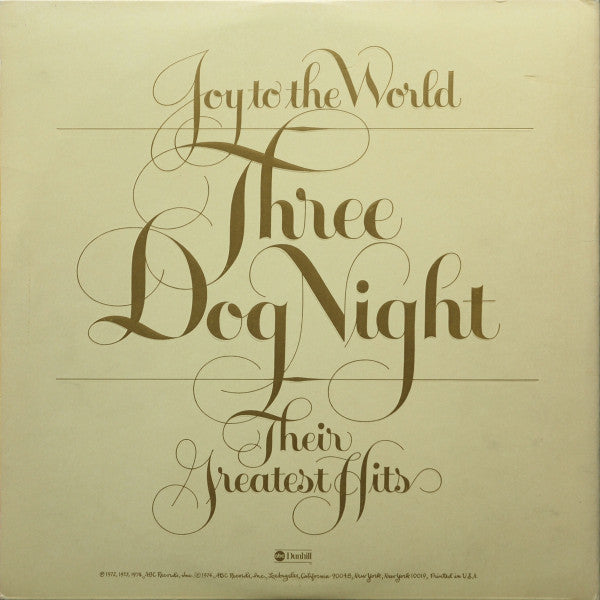Joy To The World - Their Greatest Hits