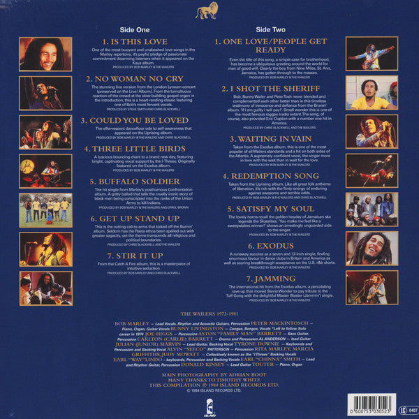 Legend - The Best Of Bob Marley And The Wailers