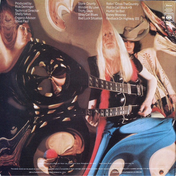 Johnny Winter : Saints & Sinners (LP, Album, RP)