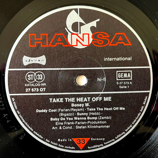 Take The Heat Off Me